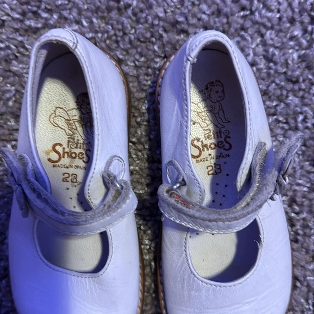 Toddler Mary Jane genuine leather ballet flats